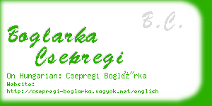 boglarka csepregi business card